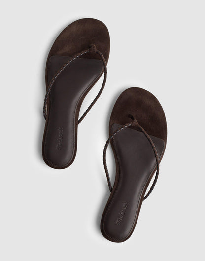 Madewell The Iggy Braided Thong Sandal