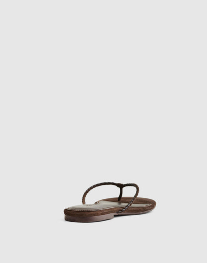 Madewell The Iggy Braided Thong Sandal