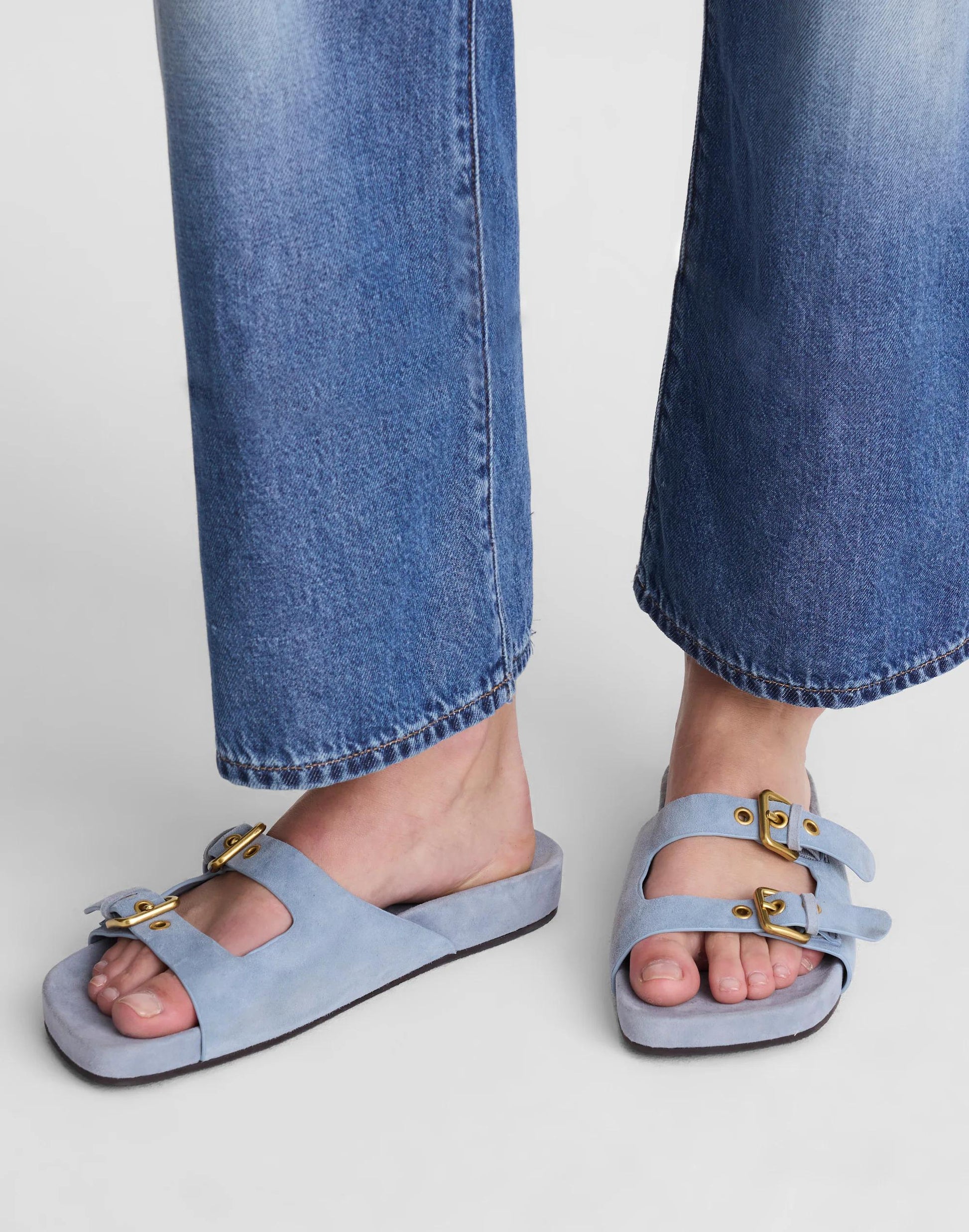 Madewell The Cambrea Double-Strap Sandal