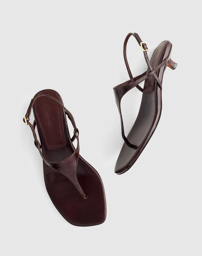 Madewell The Chiara Kitten Heel Slingback Sandal
