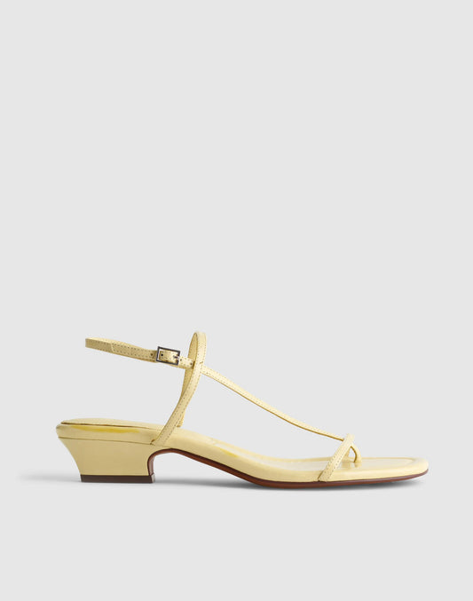 Madewell The Maycie Asymmetric T-Strap Sandal