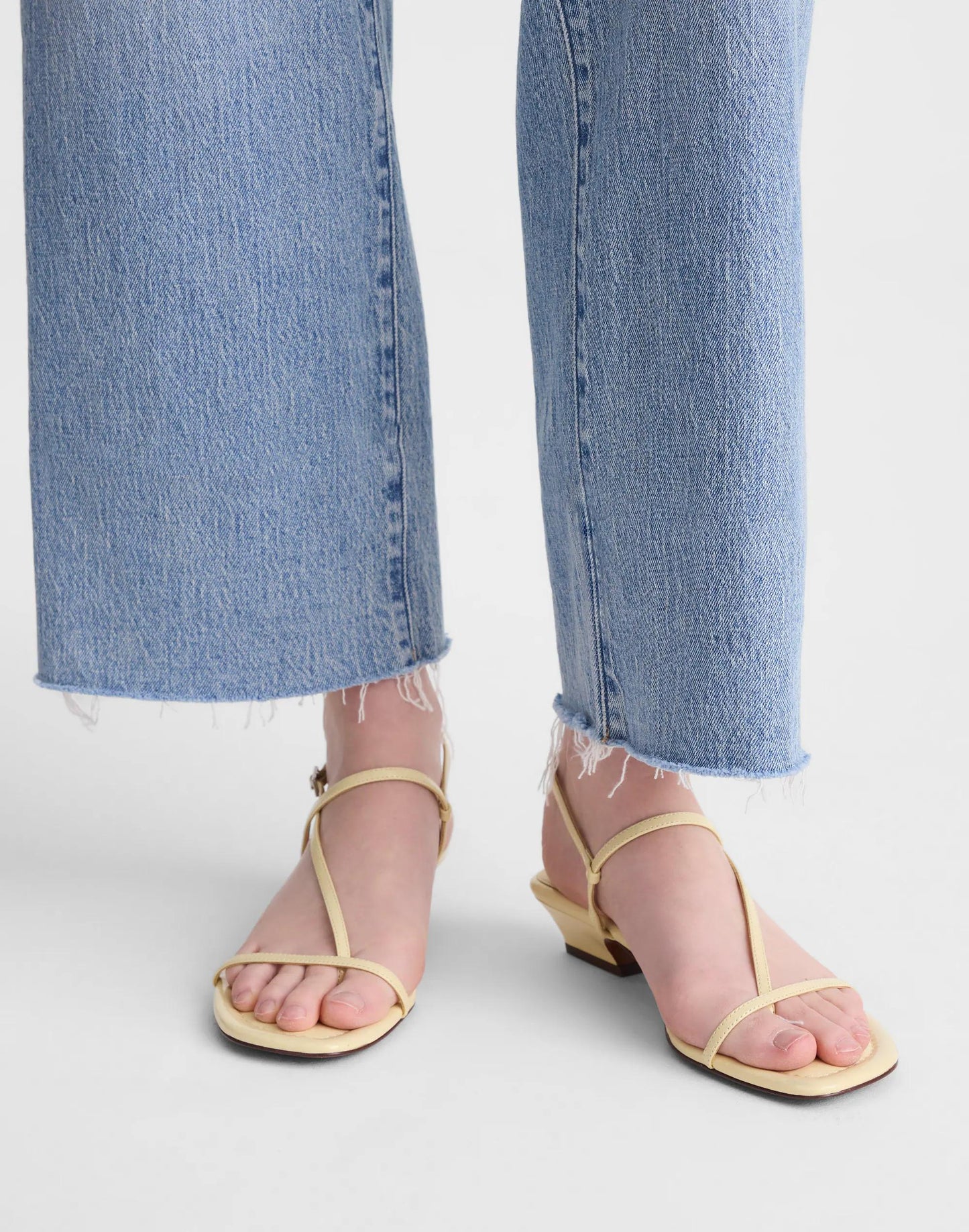Madewell The Maycie Asymmetric T-Strap Sandal