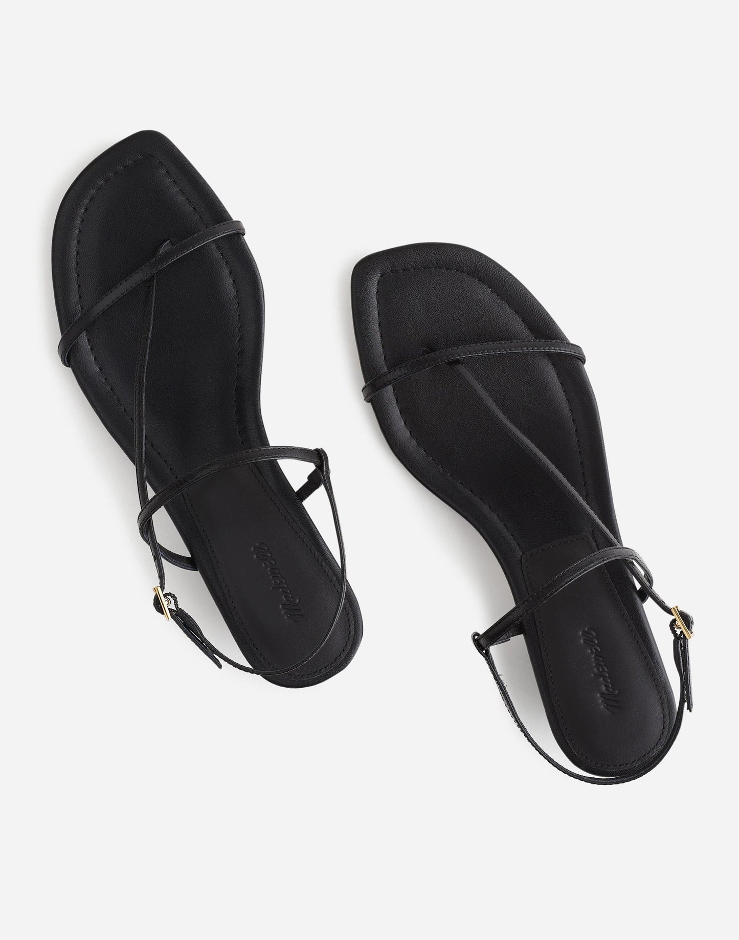Madewell The Maycie Asymmetric T-Strap Sandal