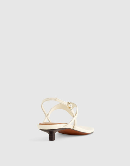 Madewell The Chiara Kitten Heel Slingback Sandal