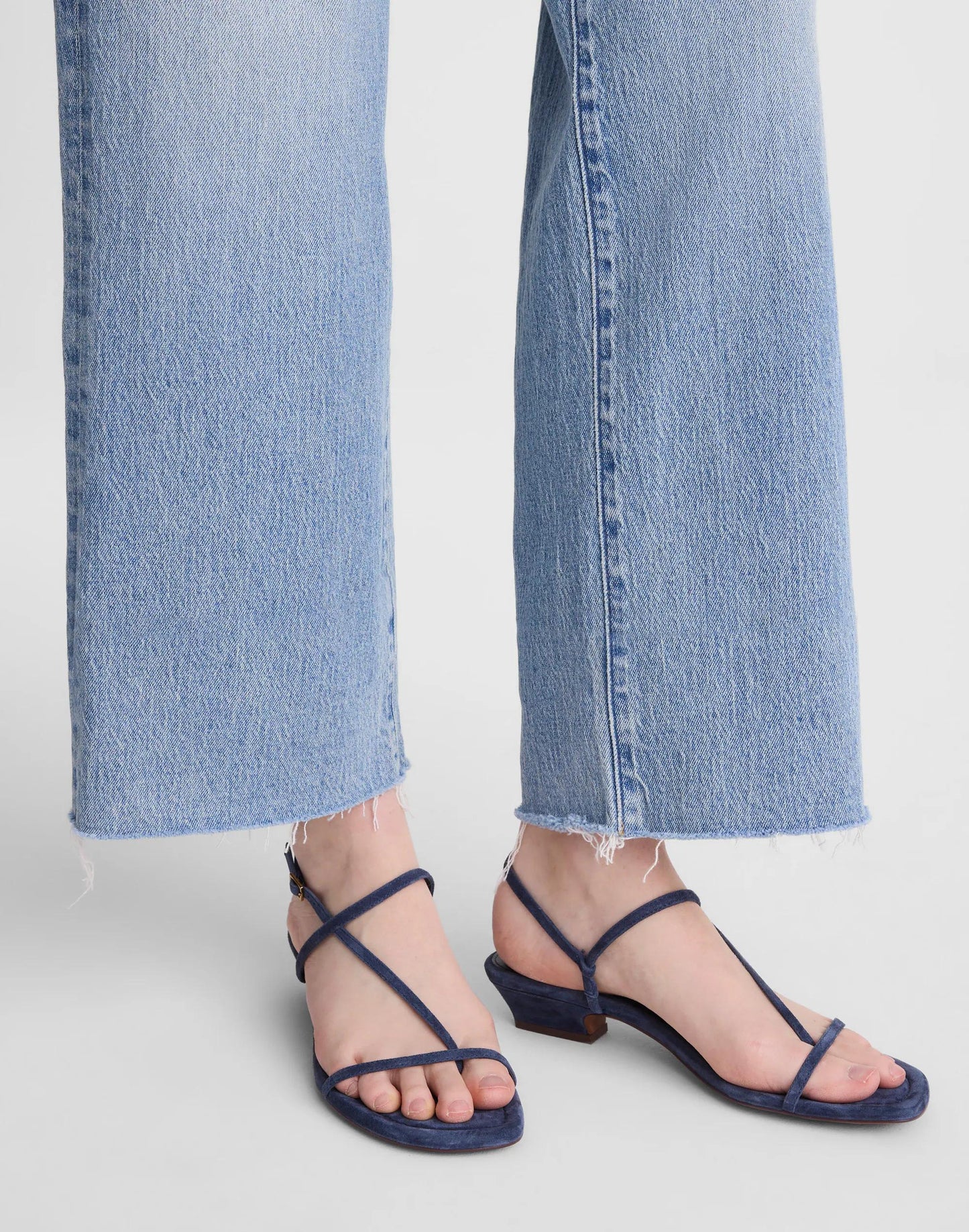 Madewell The Maycie Asymmetric T-Strap Sandal