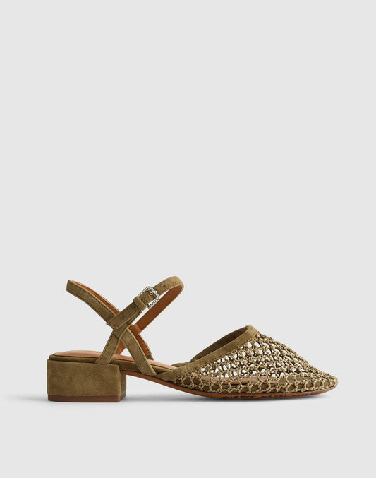 Madewell The Lola Ankle-Strap Heeled Sandal