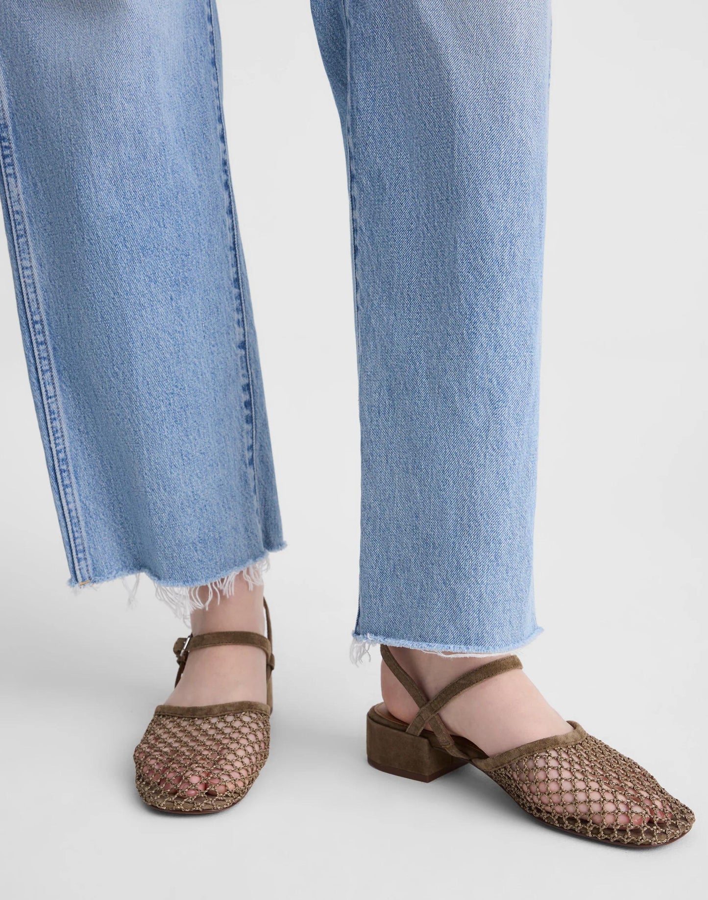 Madewell The Lola Ankle-Strap Heeled Sandal