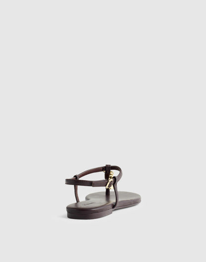 Madewell Madewell x Shopbop Iggy Charm T-Strap Sandal in Leather