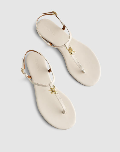 Madewell Madewell x Shopbop Iggy Charm T-Strap Sandal in Leather