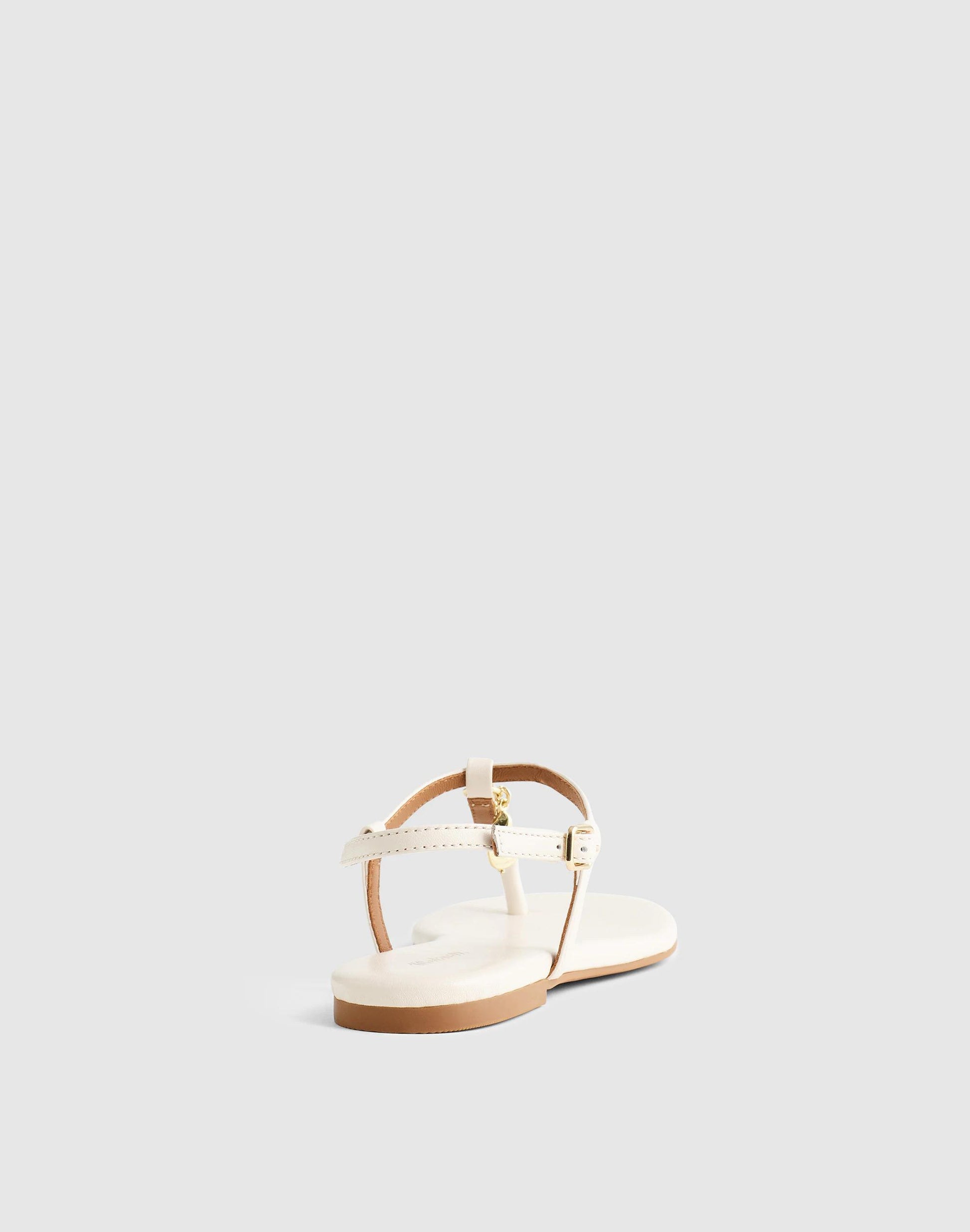 Madewell Madewell x Shopbop Iggy Charm T-Strap Sandal in Leather