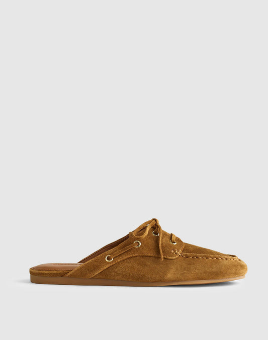 Madewell The Jamie Boat Mule in Suede
