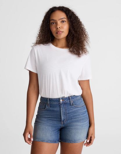 Madewell The Curvy Perfect Vintage Mid-Length Jean Short