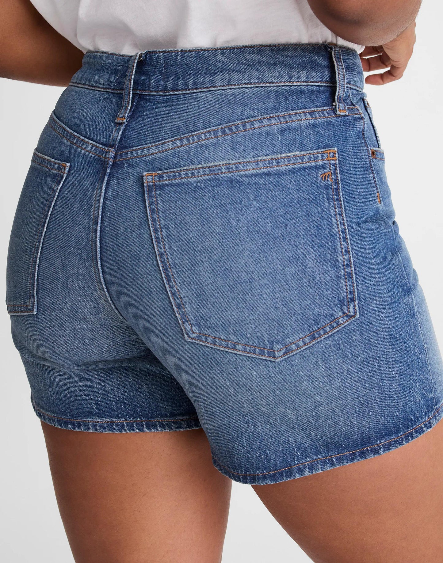 Madewell The Curvy Perfect Vintage Mid-Length Jean Short