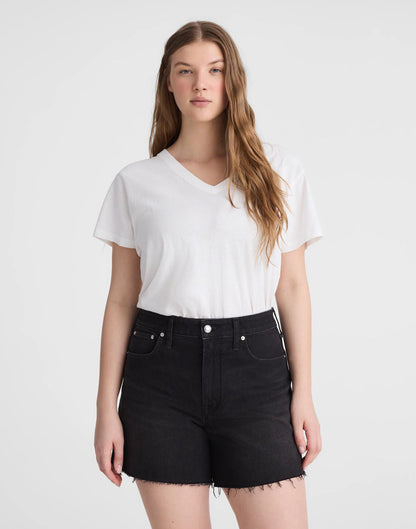 Madewell The Curvy Perfect Vintage Mid-Length Jean Short