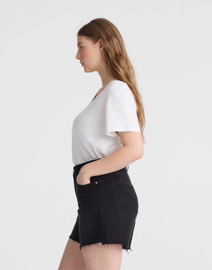 Madewell The Curvy Perfect Vintage Mid-Length Jean Short