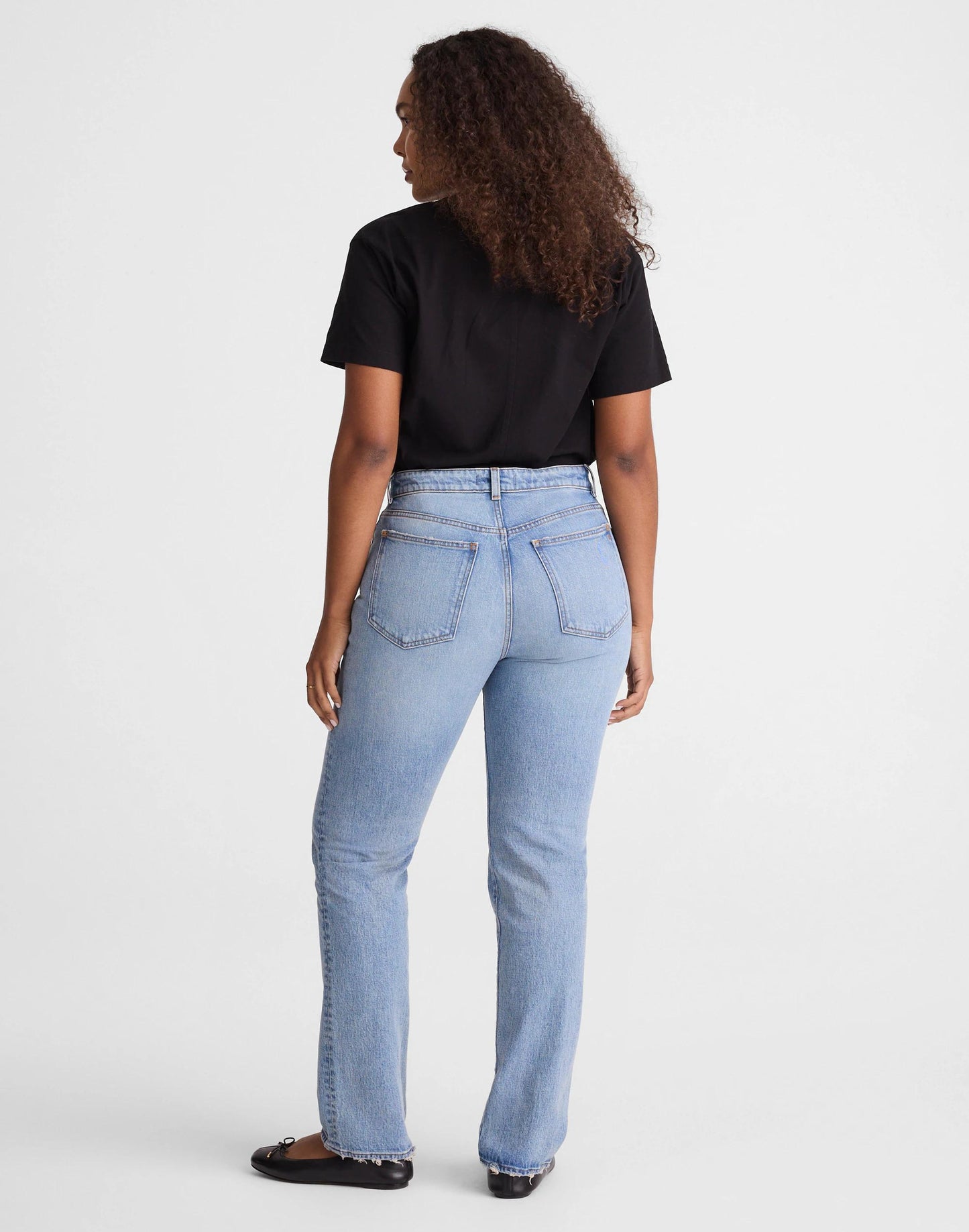 Madewell The Curvy Longline Straight Jean
