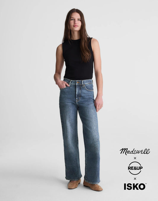 Madewell Short Circular Wide-Leg Jean