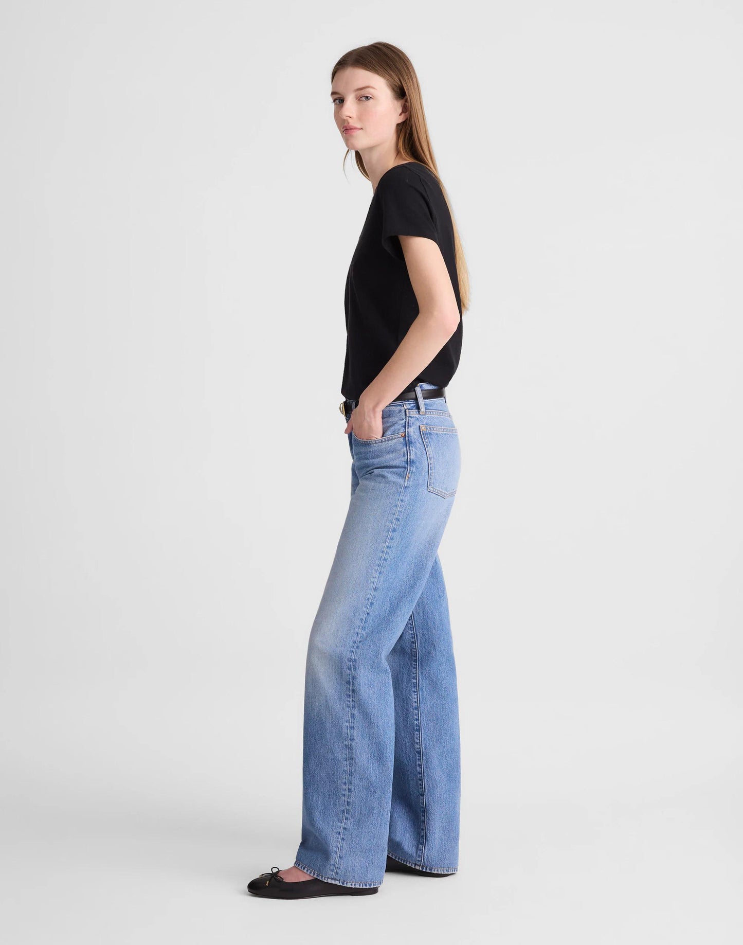 Madewell The Short Low-Rise Loose Jean
