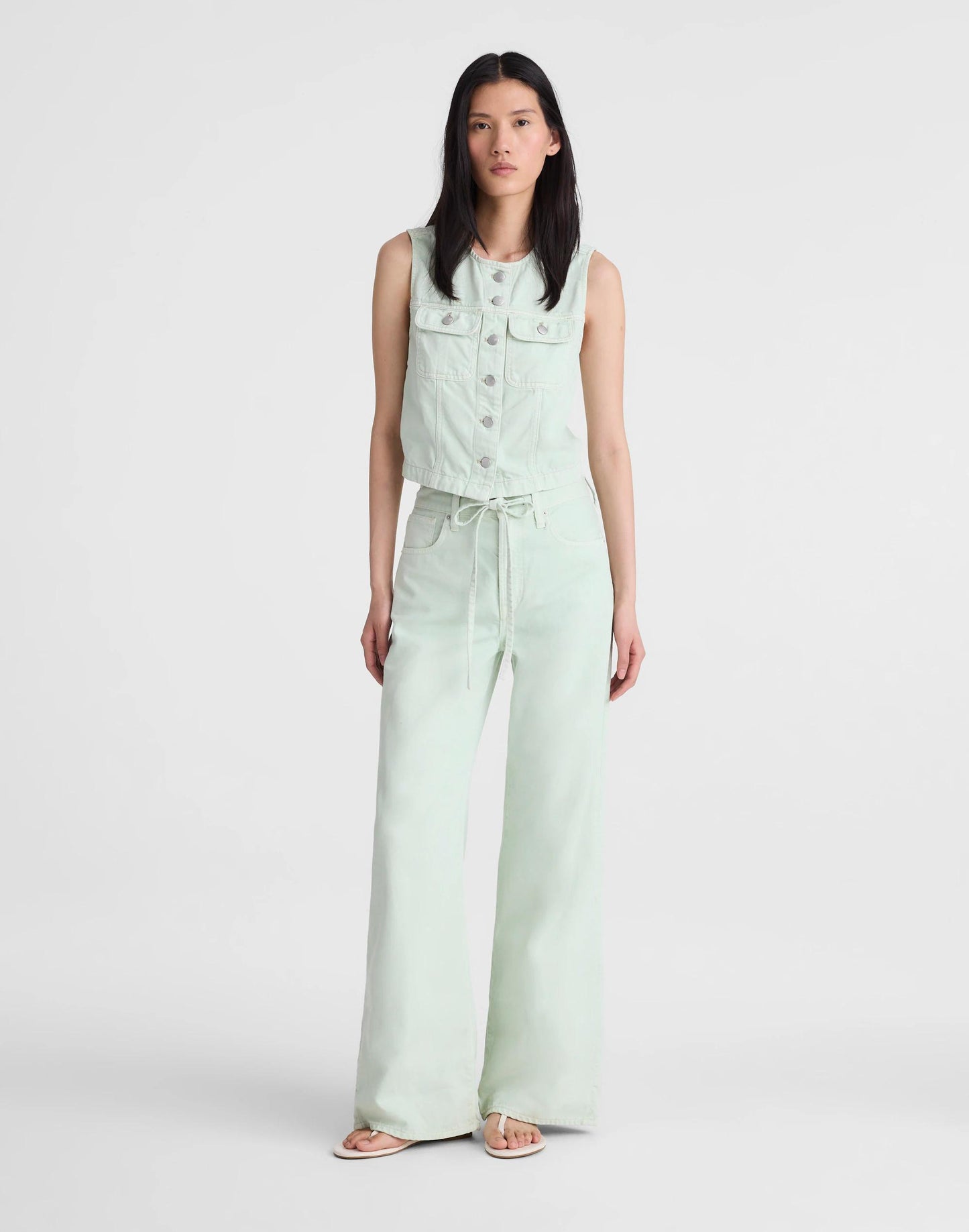 Madewell Madewell x Shopbop Ultimate Wide-Leg Jean in Airy Denim
