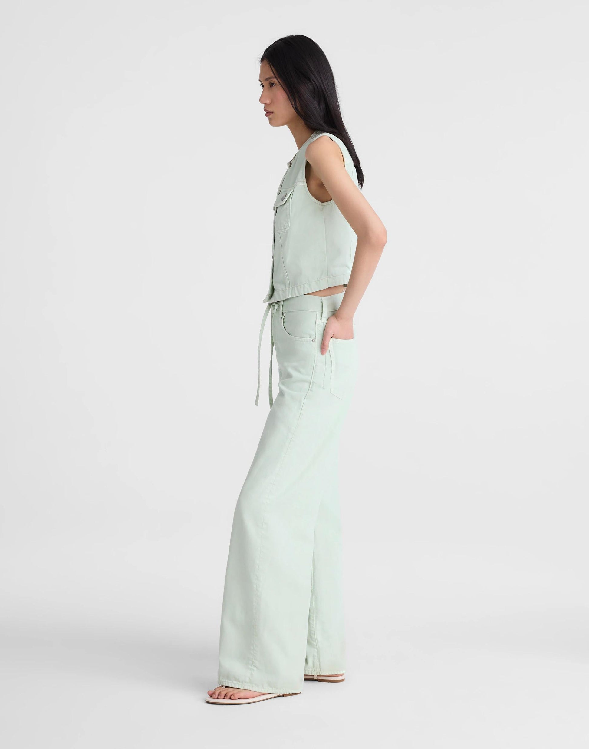 Madewell Madewell x Shopbop Ultimate Wide-Leg Jean in Airy Denim