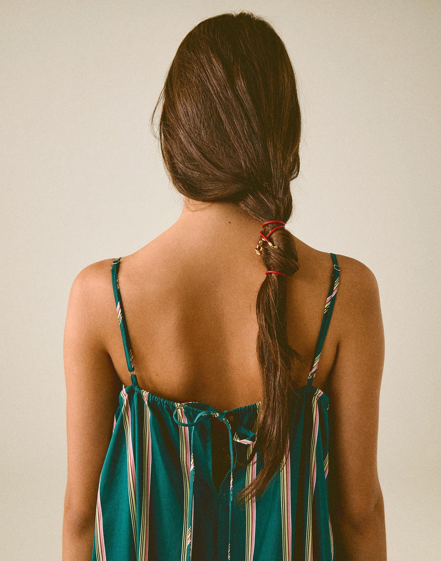 Madewell Semiprecious Charm Leather Choker Necklace