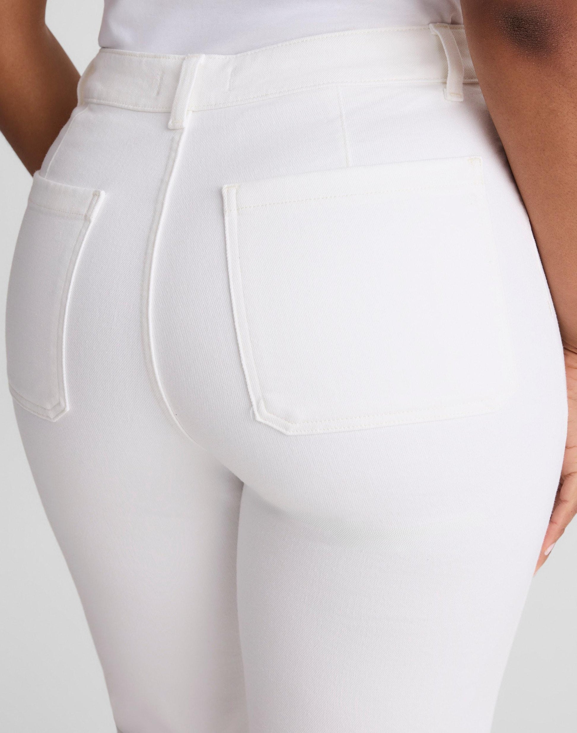 Madewell The Curvy Emmy Wide-Leg Jean in Super Stretch Denim