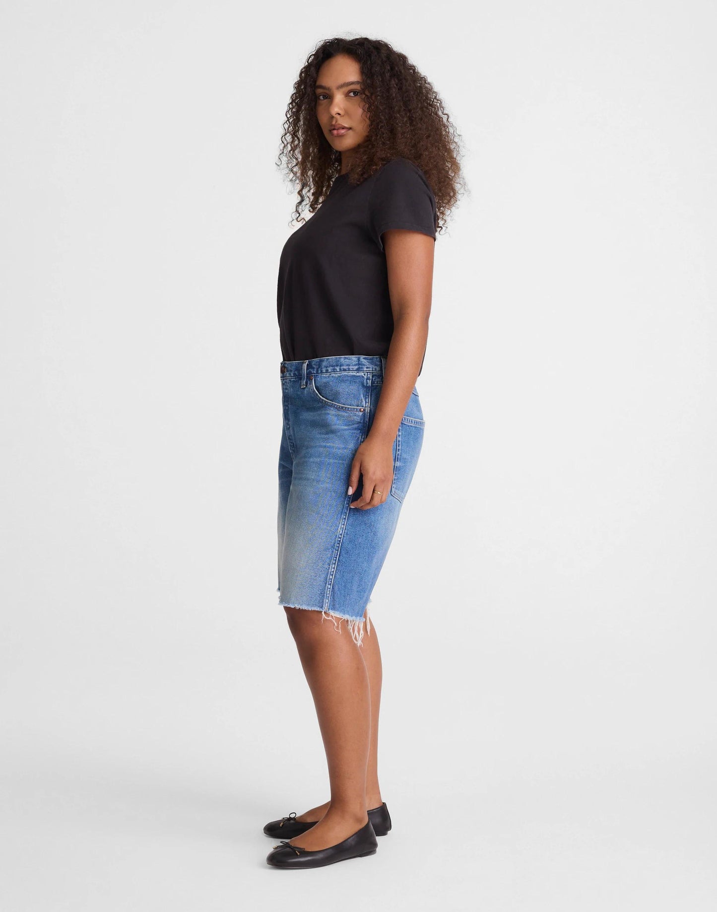 Madewell The Curvy Essex Long Baggy Short