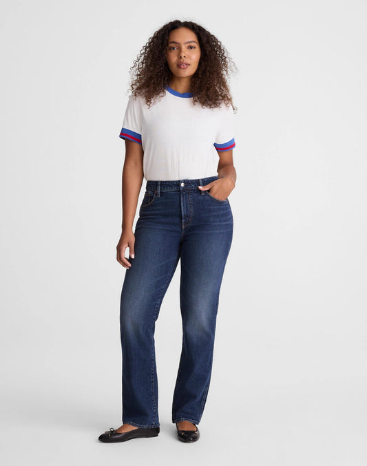 Madewell The Curvy Longline Straight Jean
