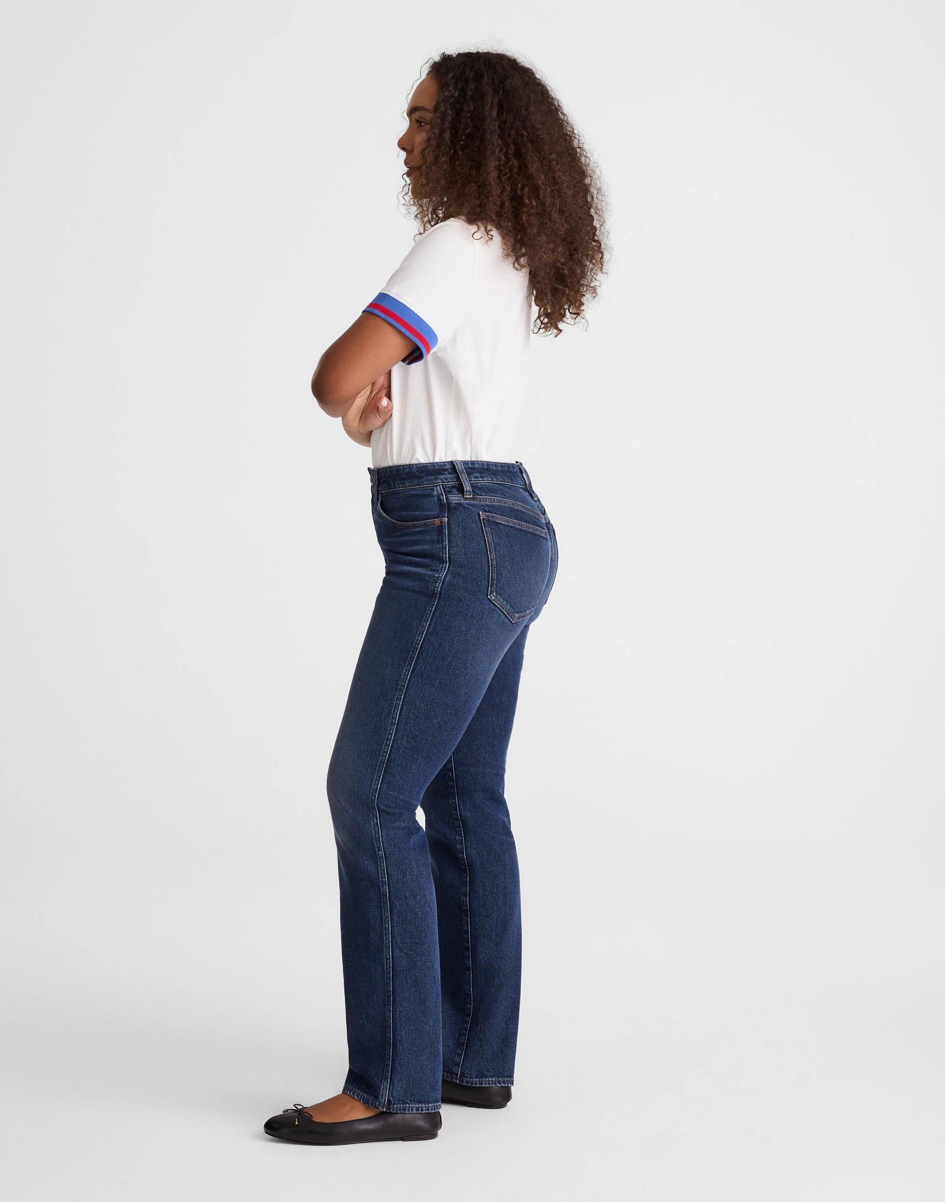 Madewell The Curvy Longline Straight Jean