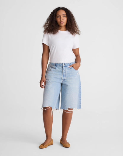 Madewell The Curvy Essex Long Baggy Short