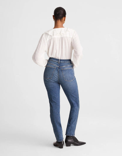 Madewell The Curvy Pencil Jean in Super Stretch Denim