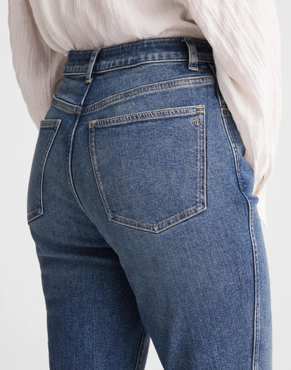 Madewell The Curvy Pencil Jean in Super Stretch Denim