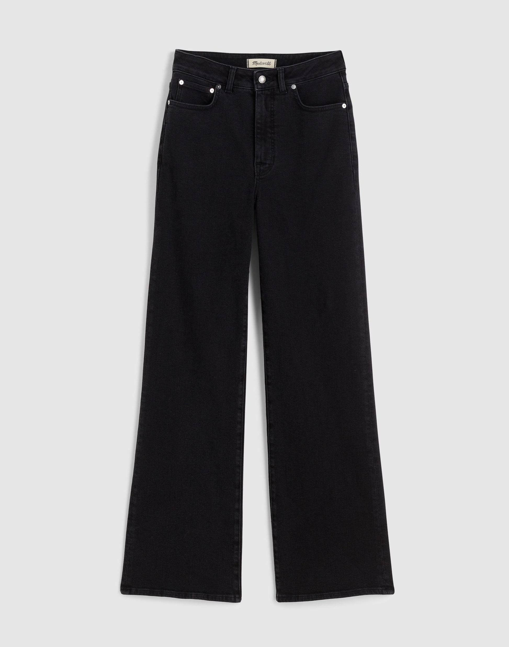 Madewell The Curvy Wide-Leg Jean in Super Stretch Denim