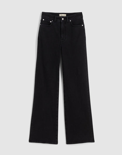 Madewell The Curvy Wide-Leg Jean in Super Stretch Denim