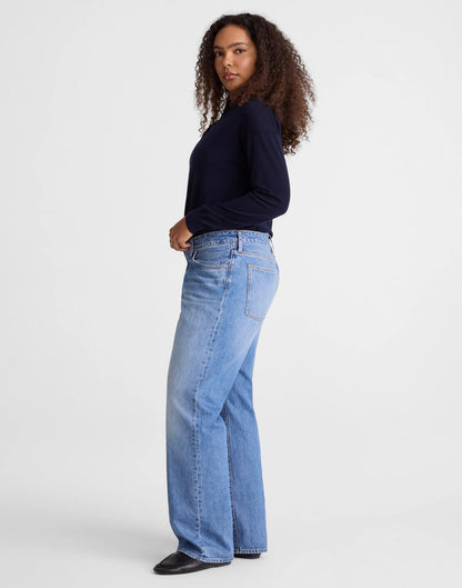 Madewell The Curvy Low-Rise Loose Jean in Midvale Wash