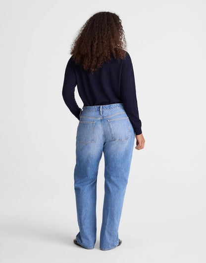 Madewell The Curvy Low-Rise Loose Jean in Midvale Wash