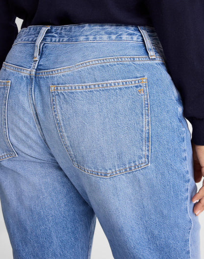 Madewell The Curvy Low-Rise Loose Jean in Midvale Wash