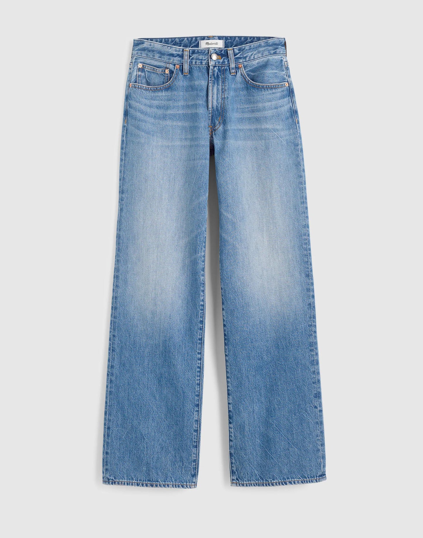 Madewell The Curvy Low-Rise Loose Jean in Midvale Wash