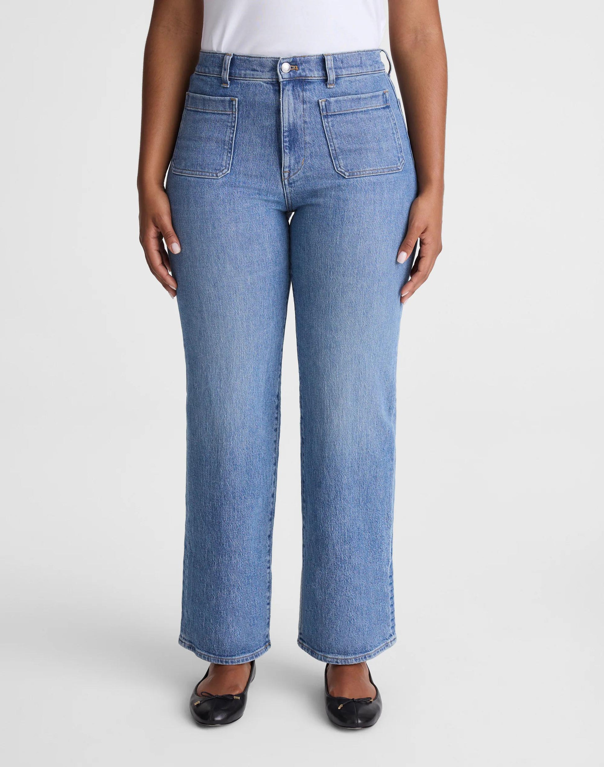 Madewell The Curvy Emmett Wide-Leg Jean