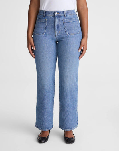 Madewell The Curvy Emmett Wide-Leg Jean