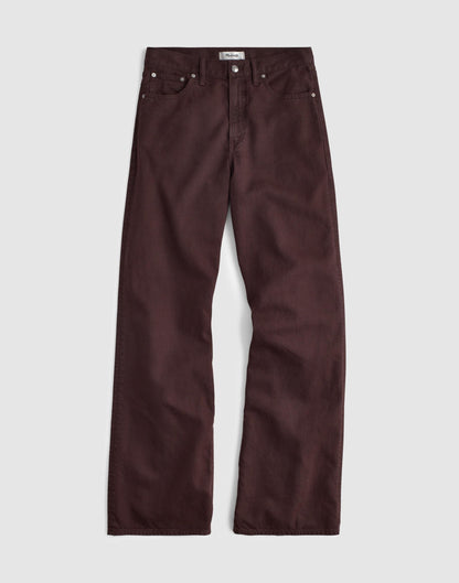 Madewell The Short Ultimate Wide-Leg Jean in Airy Denim