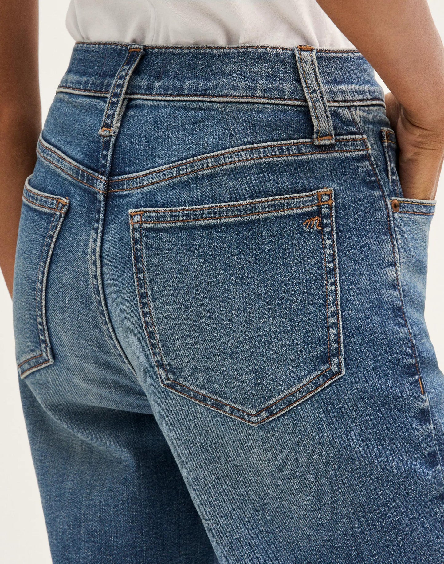 Madewell The Short Wide-Leg Jean in Super Stretch