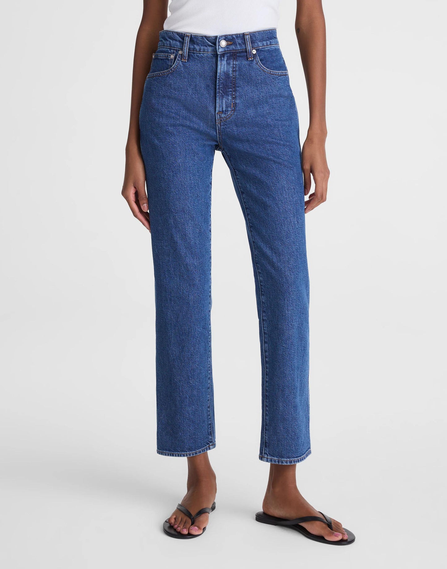 Madewell The Short Longline Straight Crop Jean
