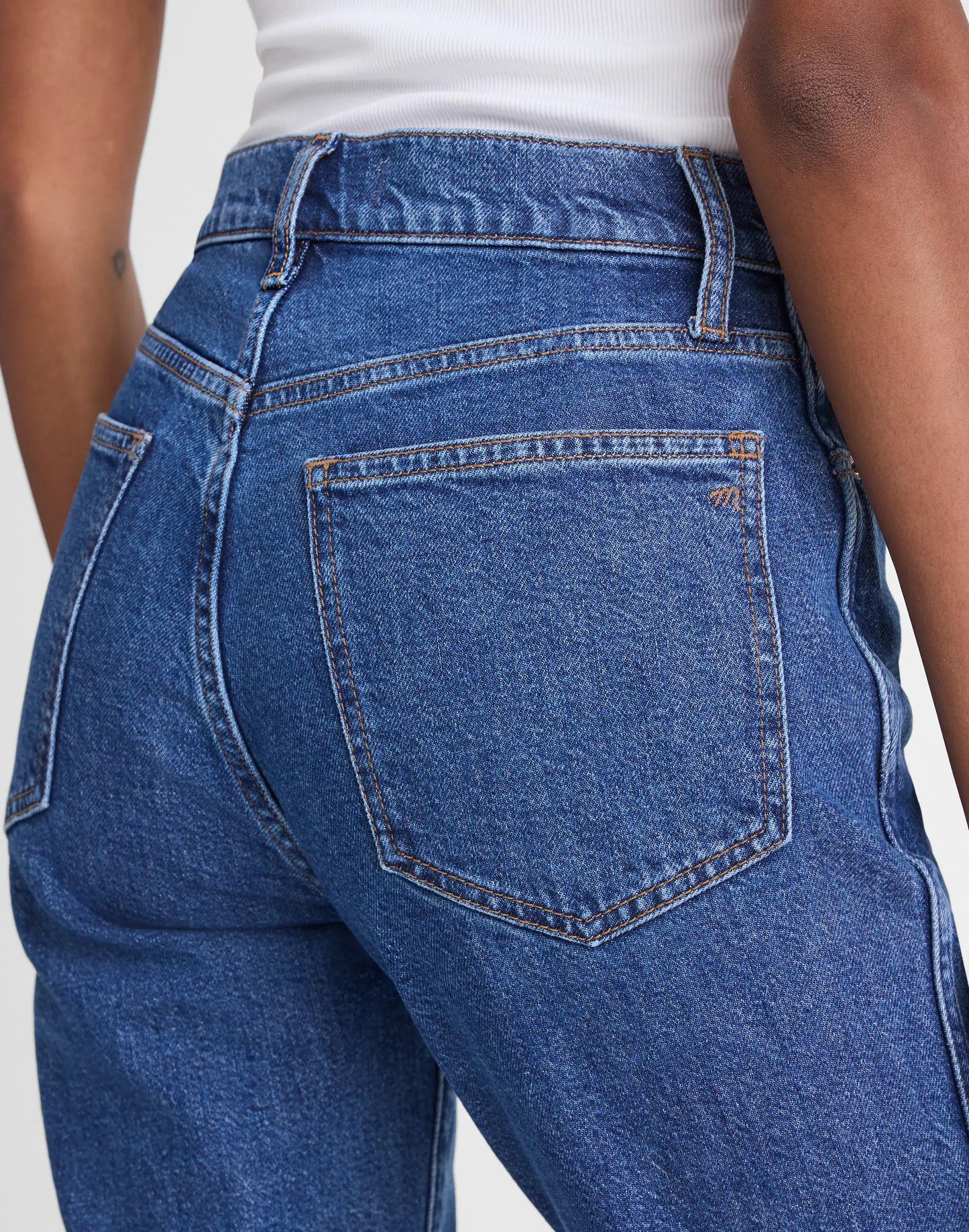 Madewell The Short Longline Straight Crop Jean