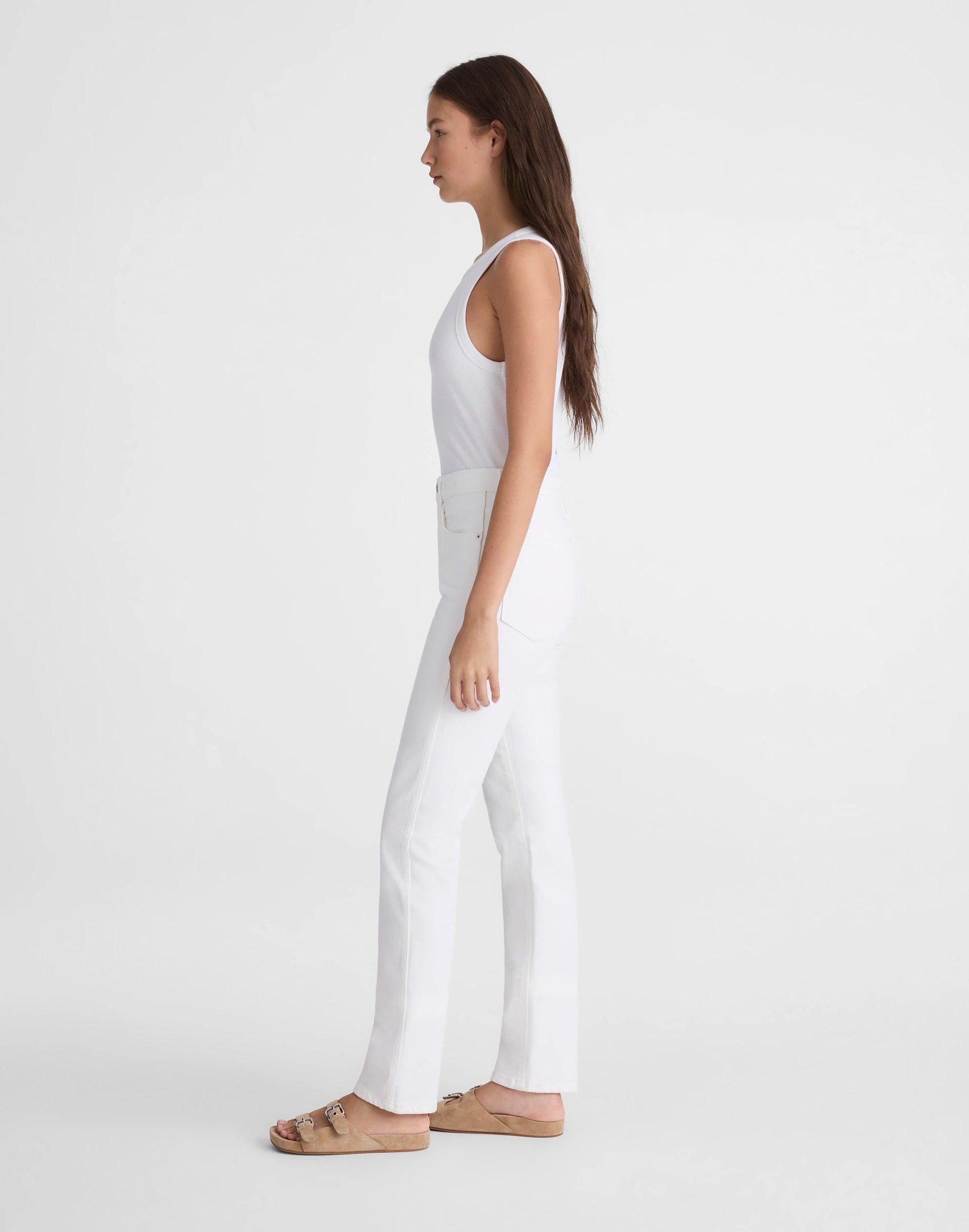 Madewell The Short Pencil Jean in Super Stretch Denim