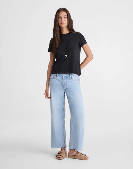 Madewell Short Low-Slung Baggy Crop Jean