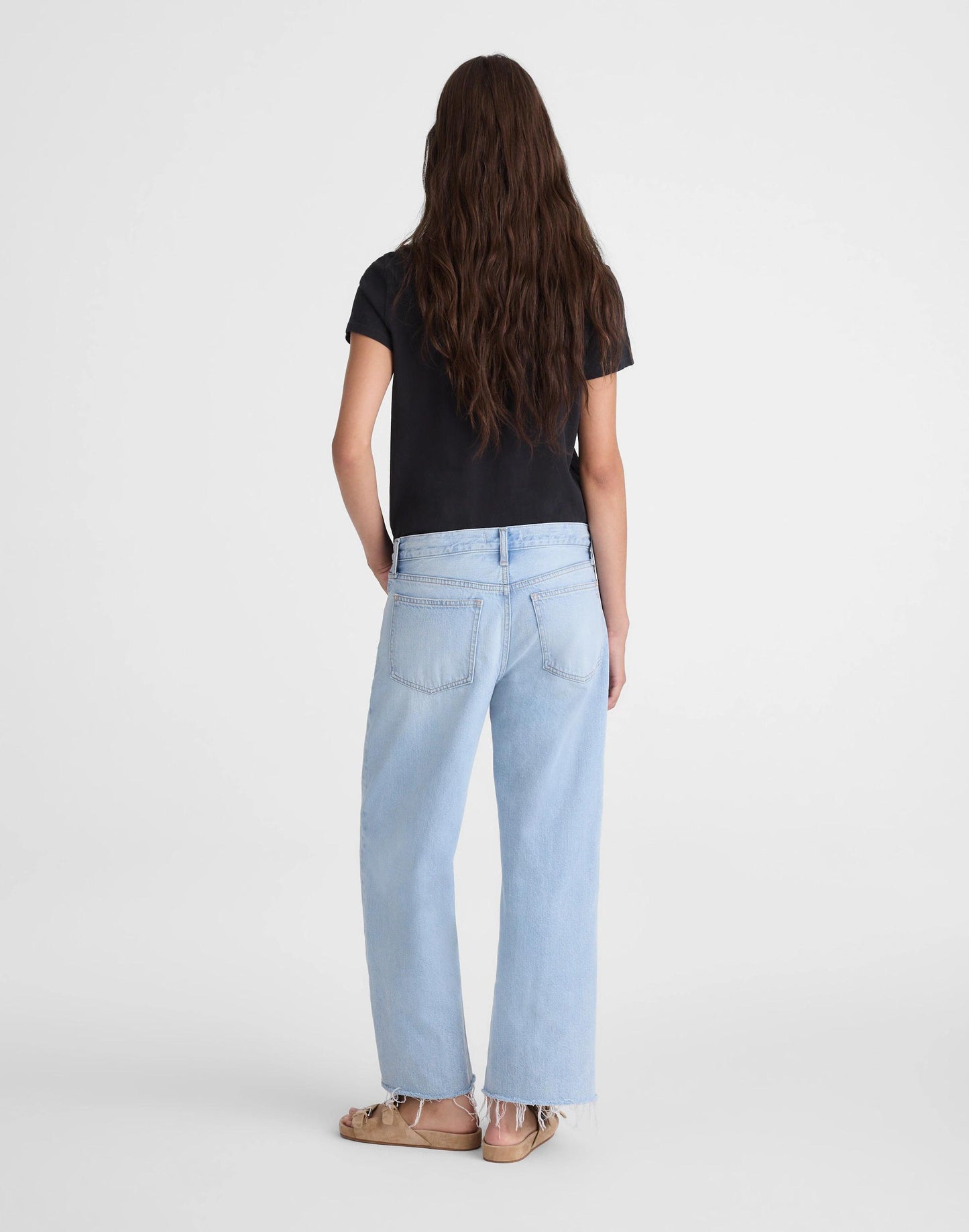 Madewell Short Low-Slung Baggy Crop Jean