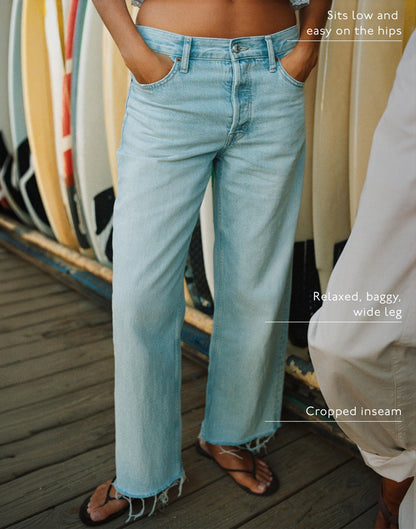 Madewell Short Low-Slung Baggy Crop Jean