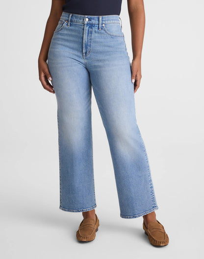 Madewell The Short Curvy Perfect Vintage Wide-Leg Crop Jean