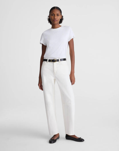 Madewell The Petite Darted Barrel-Leg Jean